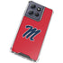 University of Mississippi Ole Miss Logo Red Moto G Power 5G (2025) Clear Case