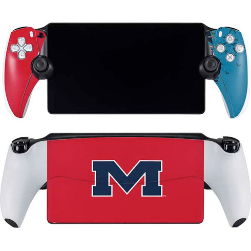 University of Mississippi Ole Miss Logo Red PlayStation PS5 Skins