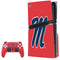 University of Mississippi Ole Miss Logo Red PS5 Pro Disk Bundle Skin