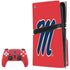 University of Mississippi Ole Miss Logo Red PlayStation PS5 Skins