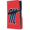 University of Mississippi Ole Miss Logo Red PS5 Pro Disk Console Skin