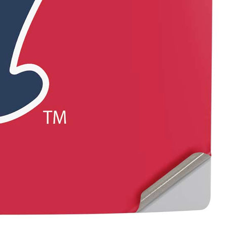 University of Mississippi Ole Miss Logo Red PS5 Pro Disk Console Skin