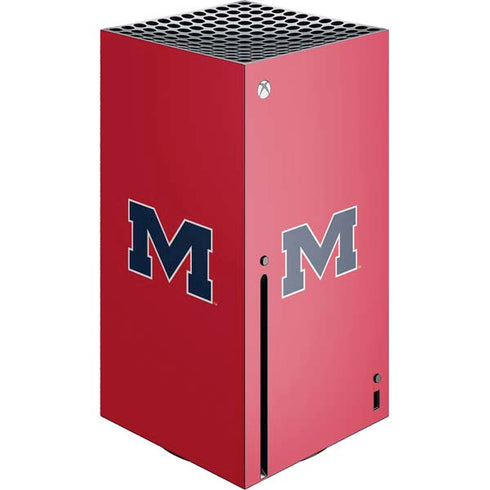 University of Mississippi Ole Miss Logo Red Xbox Series X Skins