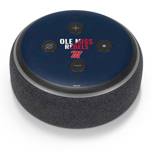 University of Mississippi Ole Miss Rebels Amazon Echo Dot Skin