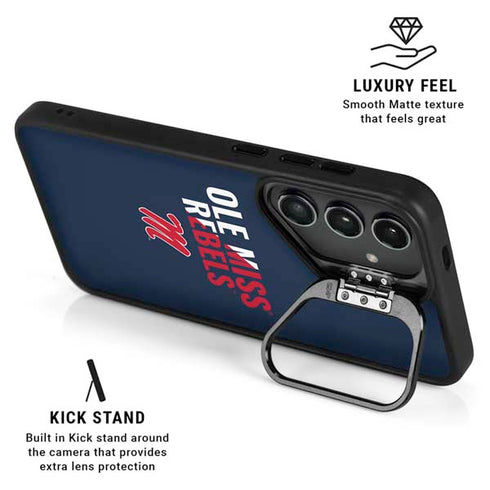 University of Mississippi Ole Miss Rebels Galaxy S25 FE Kickstand Case