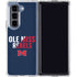 University of Mississippi Ole Miss Rebels Galaxy Z Fold5 5G Clear Case