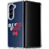 University of Mississippi Ole Miss Rebels Galaxy Z Fold5 5G Clear Case
