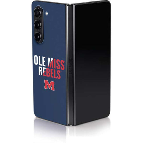 University of Mississippi Ole Miss Rebels Galaxy Z Fold5 5G Skin