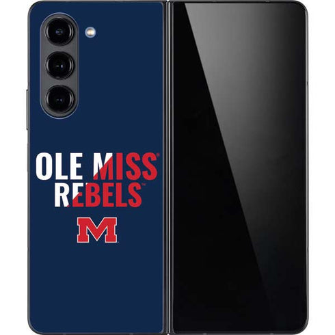 University of Mississippi Ole Miss Rebels Galaxy Z Fold5 5G Skin