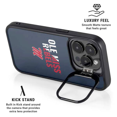 University of Mississippi Ole Miss Rebels iPhone 13 Pro Kickstand Case
