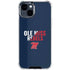 University of Mississippi Ole Miss Rebels iPhone 15 Clear Case