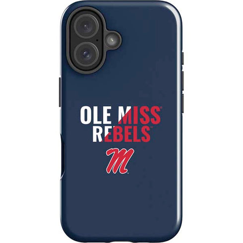 University of Mississippi Ole Miss Rebels iPhone 16 Impact Case