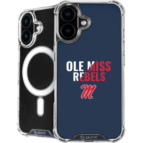 University of Mississippi Ole Miss Rebels iPhone 16 MagSafe Case
