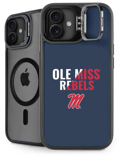 University of Mississippi Ole Miss Rebels iPhone 16 Plus Kickstand Case
