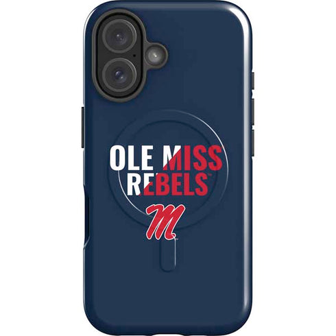 University of Mississippi Ole Miss Rebels iPhone 16 Plus Magsafe Impact Case