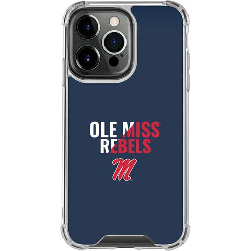 University of Mississippi Ole Miss Rebels iPhone 16 Pro Clear Case