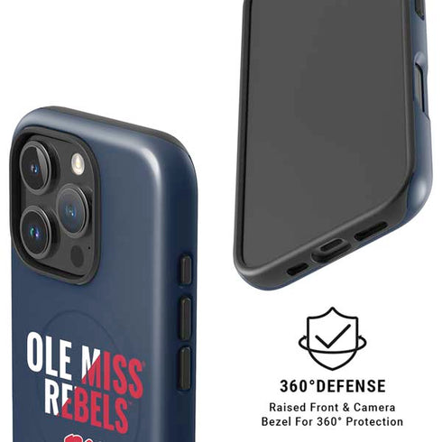 University of Mississippi Ole Miss Rebels iPhone 16 Pro Magsafe Impact Case