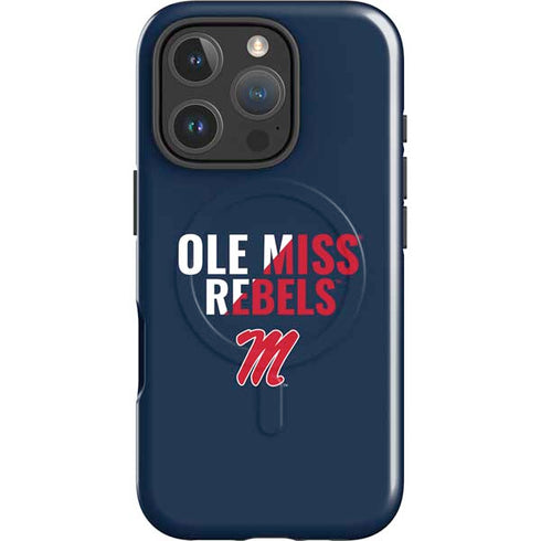 University of Mississippi Ole Miss Rebels iPhone 16 Pro Max Magsafe Impact Case