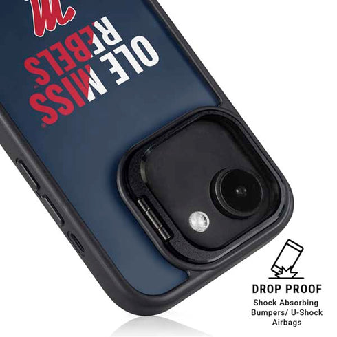 University of Mississippi Ole Miss Rebels iPhone 16e Kickstand Case