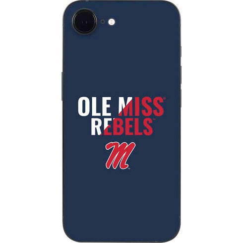 University of Mississippi Ole Miss Rebels iPhone 16e Skin