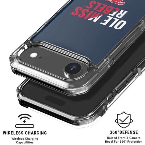 University of Mississippi Ole Miss Rebels iPhone 17 Air Clear Case