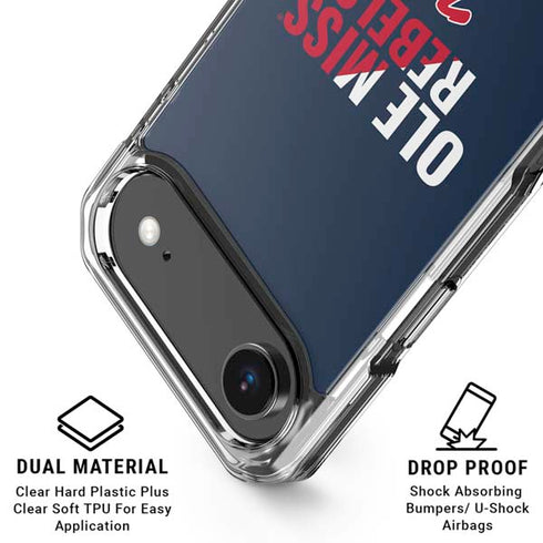 University of Mississippi Ole Miss Rebels iPhone 17 Air Clear Case