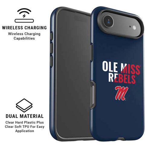 University of Mississippi Ole Miss Rebels iPhone 17 Air Magsafe Impact Case