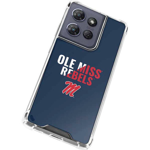 University of Mississippi Ole Miss Rebels Moto G 5G (2025) Clear Case
