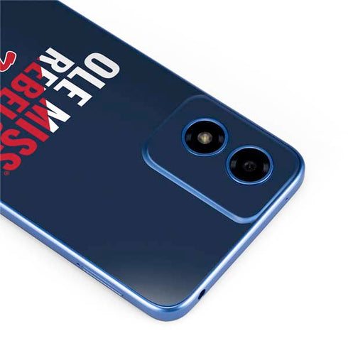University of Mississippi Ole Miss Rebels Moto G Play 4G (2024) Skin