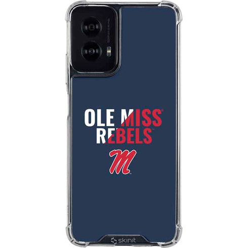 University of Mississippi Ole Miss Rebels Moto G Power 5G (2024) Clear Case