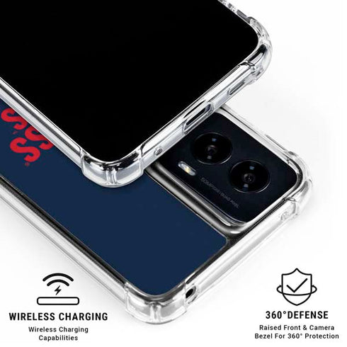 University of Mississippi Ole Miss Rebels Moto G Power 5G (2024) Clear Case
