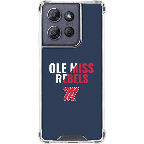 University of Mississippi Ole Miss Rebels Moto G Power 5G (2025) Clear Case
