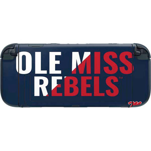University of Mississippi Ole Miss Rebels Nintendo Switch 2 (2025) with Joy-Con Skin