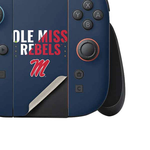 University of Mississippi Ole Miss Rebels Nintendo Switch 2 (2025) Joy-Con Controller Skin