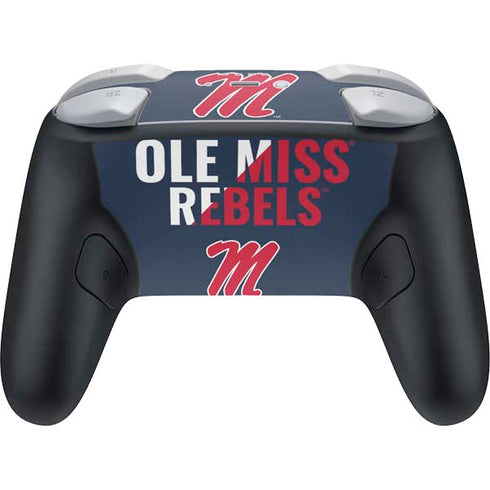 University of Mississippi Ole Miss Rebels Nintendo Switch 2 (2025) Pro Controller Skin