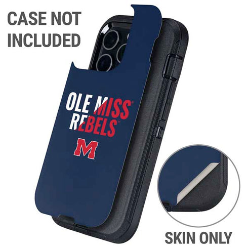 University of Mississippi Ole Miss Rebels Otterbox Defender iPhone Skin