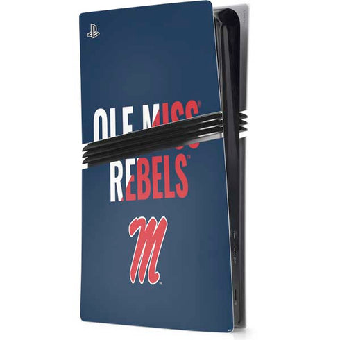 University of Mississippi Ole Miss Rebels PS5 Pro Console Skin