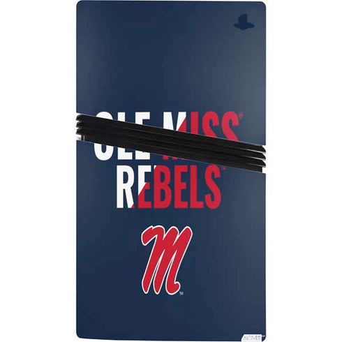University of Mississippi Ole Miss Rebels PS5 Pro Console Skin