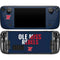 University of Mississippi Ole Miss Rebels Steam Deck Handheld Gaming Computer OLED Skin
