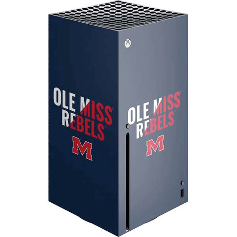 University of Mississippi Ole Miss Rebels Xbox Series X Skins