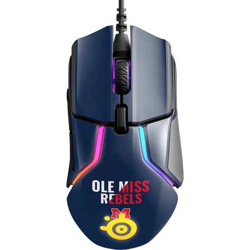University of Mississippi Ole Miss Rebels SteelSeries Rival 600 Gaming Mouse Skin