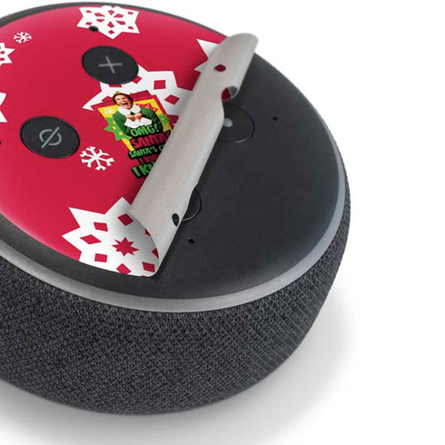 Elf OMG Santas Coming Amazon Echo Dot Skin