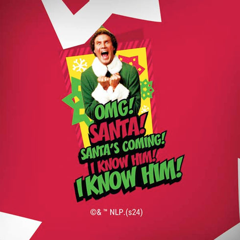 Elf OMG Santas Coming Amazon Echo Skin
