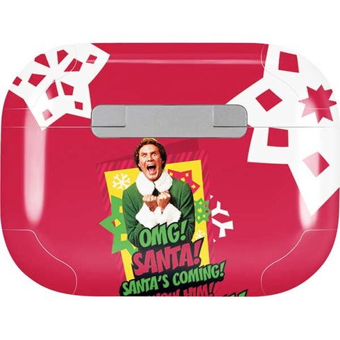 Elf OMG Santas Coming Apple AirPods Pro Skin