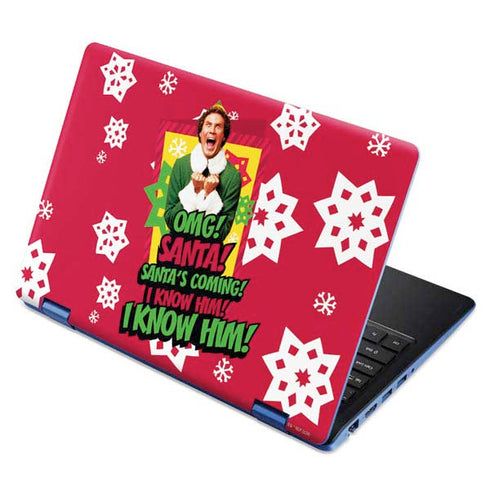 Elf OMG Santas Coming Aspire R11 11.6in Skin
