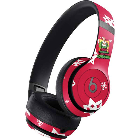 Elf OMG Santas Coming Beats Solo 4 Wireless Headphones Skin