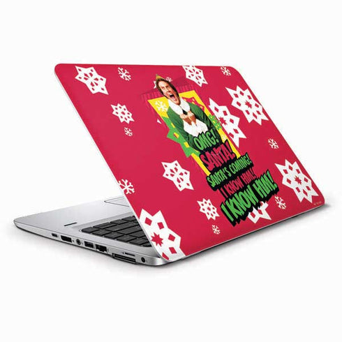 Elf OMG Santas Coming HP Elitebook Skin