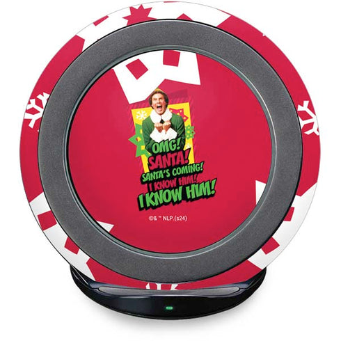 Elf OMG Santas Coming Fast Charge Wireless Charging Stand Skin