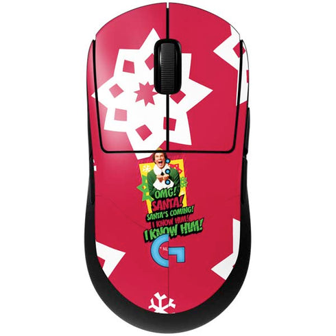 Elf OMG Santas Coming G Pro Wireless Gaming Mouse Skin