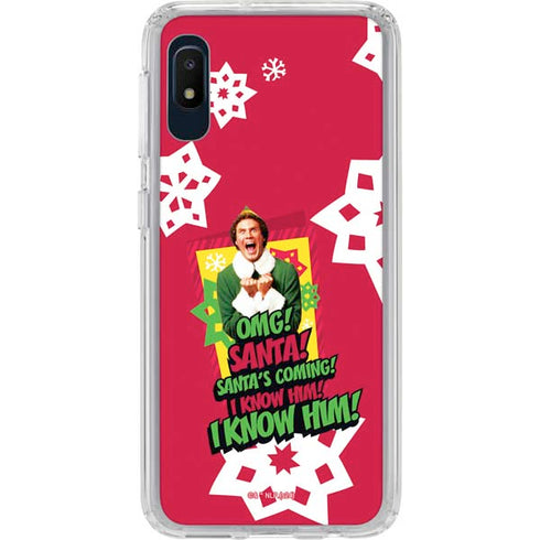 Elf OMG Santas Coming Galaxy Cases